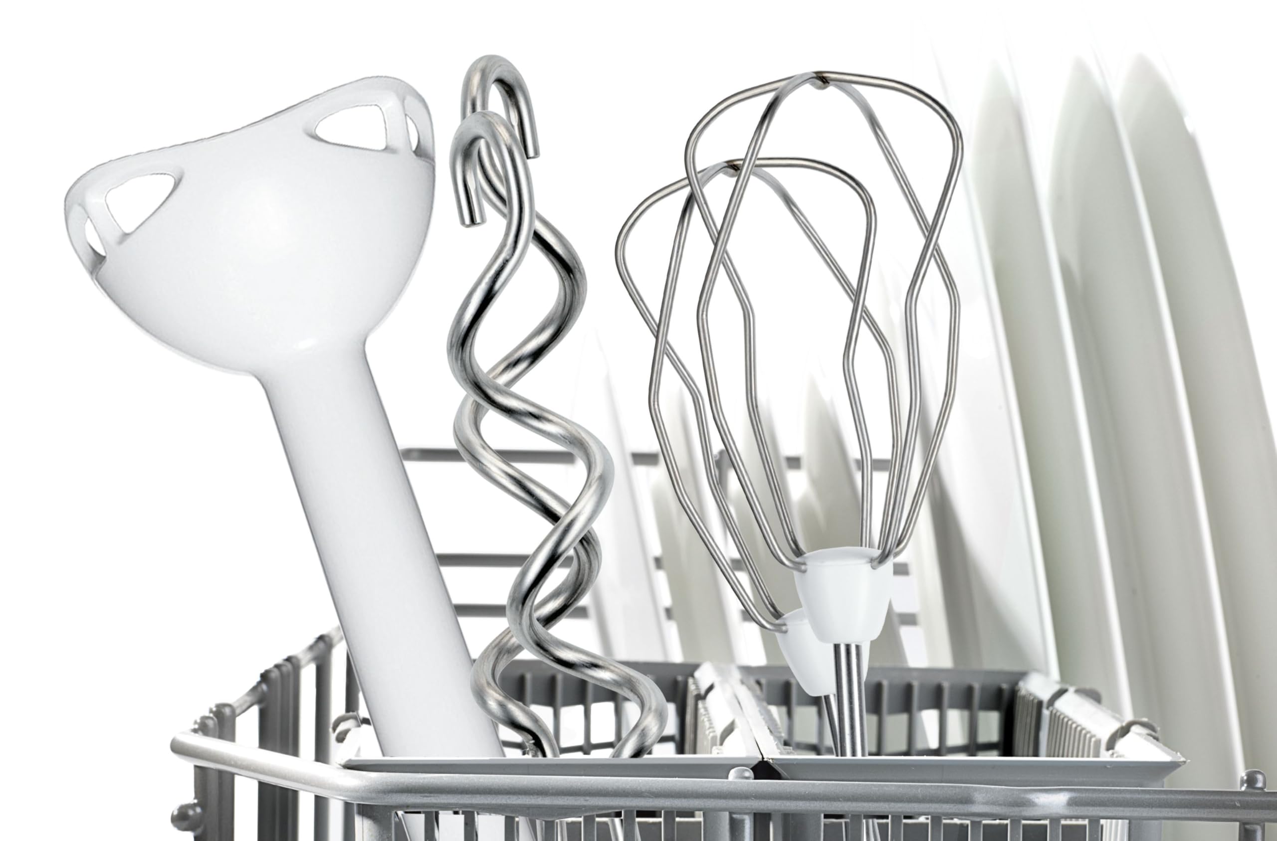 Bosch ErgoMixx MFQ36440 – Batteur à main polyvalent avec plusieures accessoires – Puissance de 450 W – Couleur : Blanc