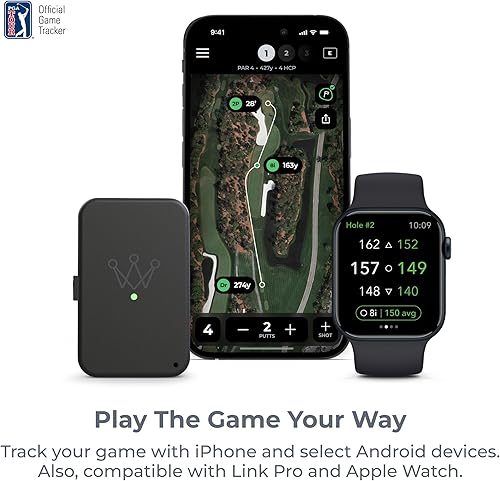 Miniatura 7 de Arccos Smart Sensors sistema automático de seguimiento de juegos de golf, telémetro GPS alimentado por IA y distancias de club inteligente