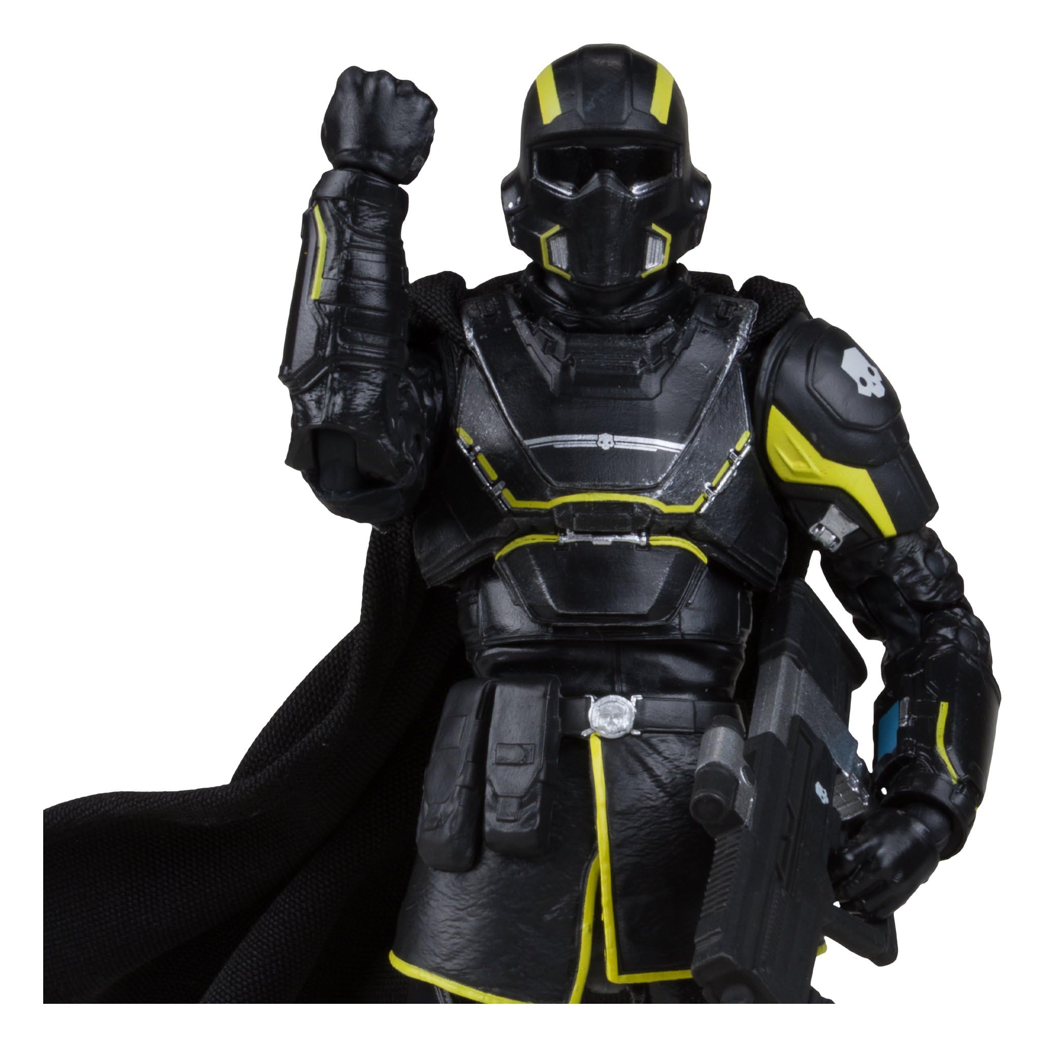 McFarlane Helldivers II Elite Edition B-01 Tactical #10 - Figura de acción (18 cm) | McFarlane Elite Edition #10 Deluxe Figura de 7 pulgadas con capa de artículos blandos, armas y base de exhibición