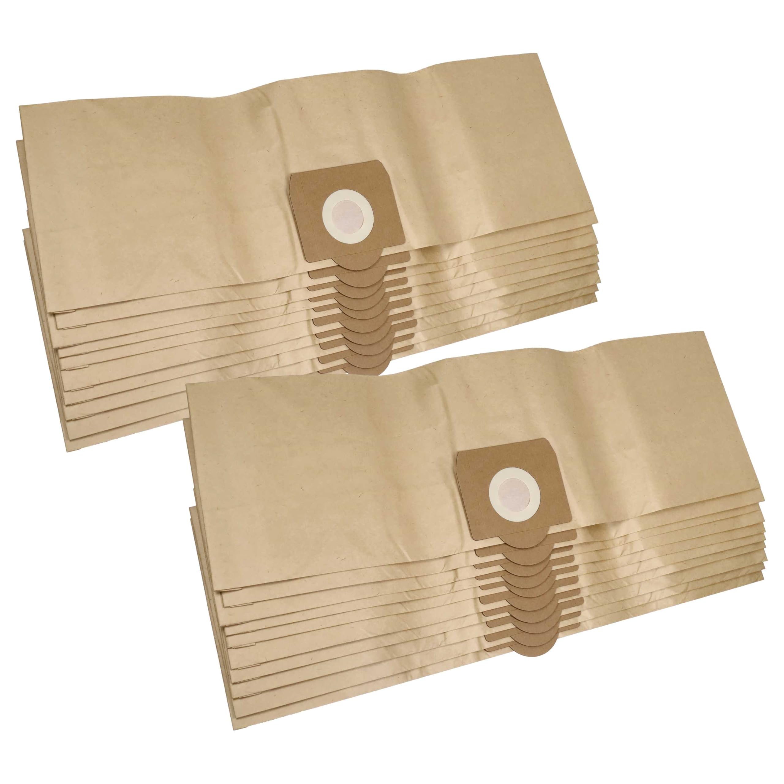 Vhbw 20 Sacchetti Carta Per Aspirapolvere Hoover SC 231 Alpina E SC230 Compact Super Sprint - 26x21 Cm Sabbia