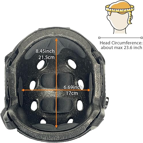 Miniatura 2 de ATAIRSOFT PJ Type Tactical Paintball Airsoft Fast Casco