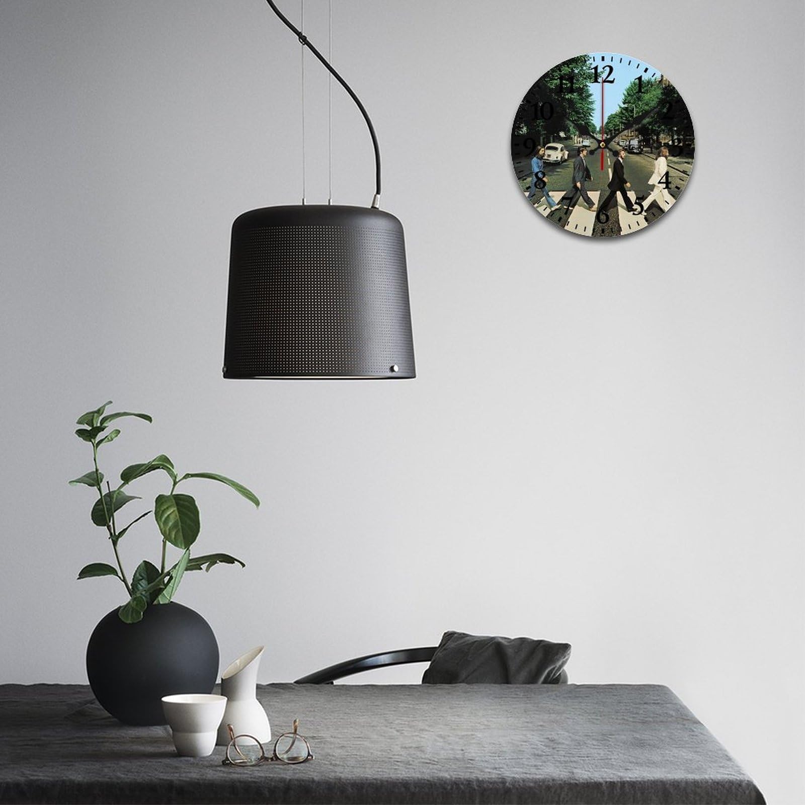 Amazon.co.jp: 掛け時計 ザ・ビートルズ 壁掛け時計 フレーム