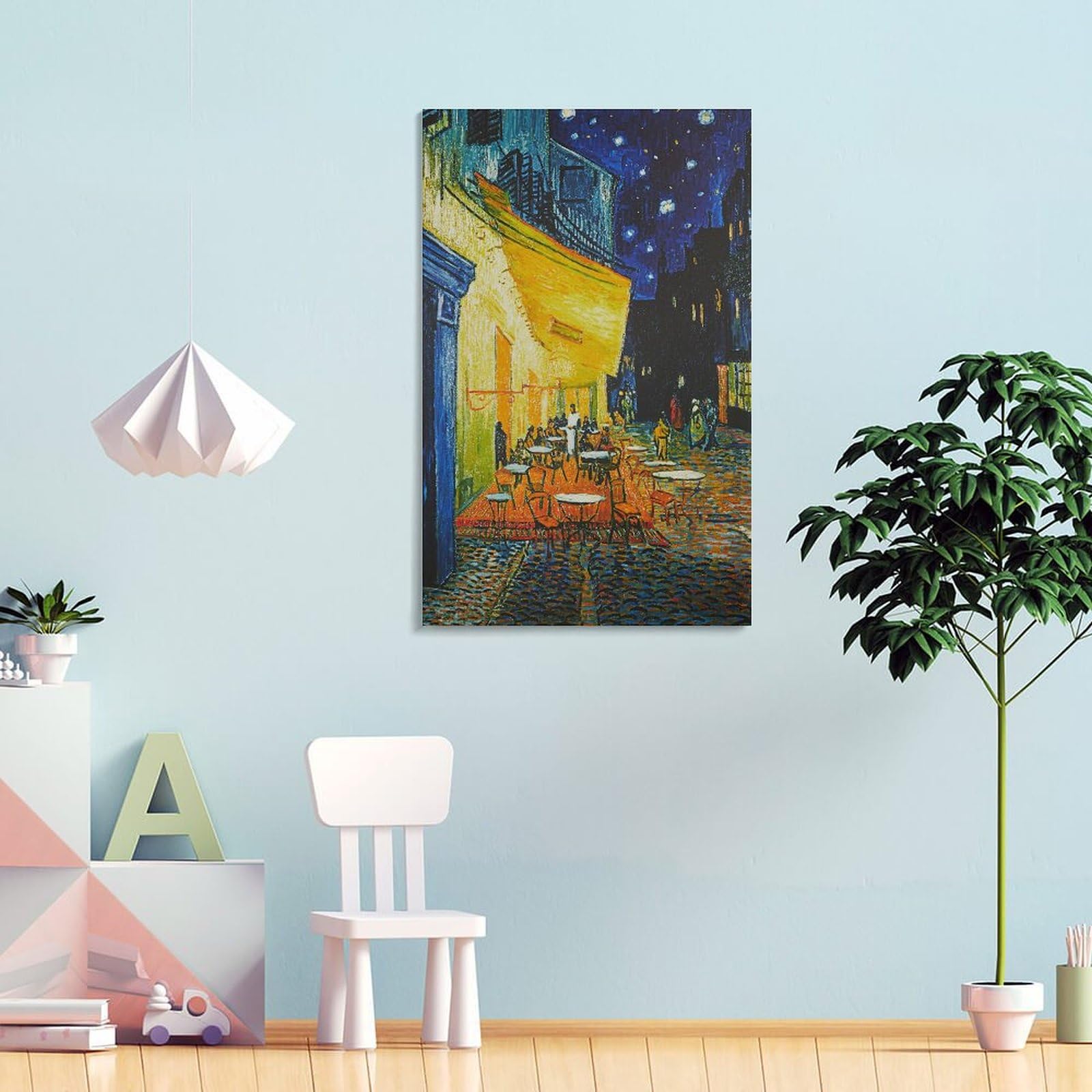 Amazon.co.jp: ゴッホ「星月夜」阪画屋 アートパネル アートボード (2