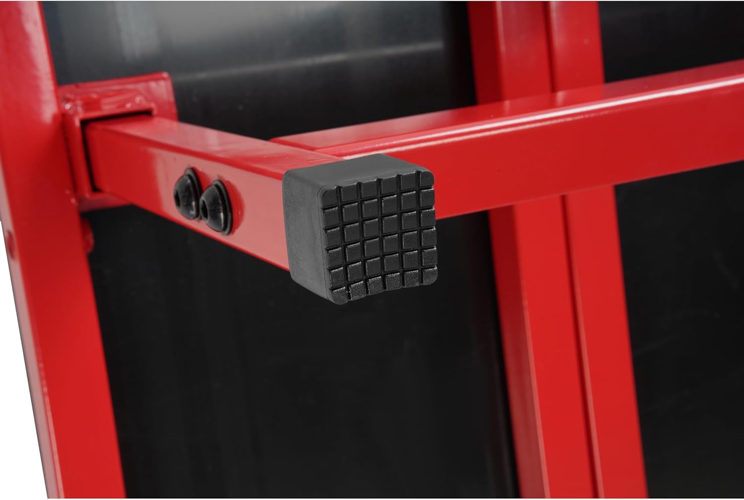 Skateboard Rail Skateboard Ramp Grind Rail 39.53In Detachable Skatepark Grind Rails, for BMX, Scooters, Snowboard and Roller Skating Jump Ramp Steel+Plastic Powder Coated Red+Black