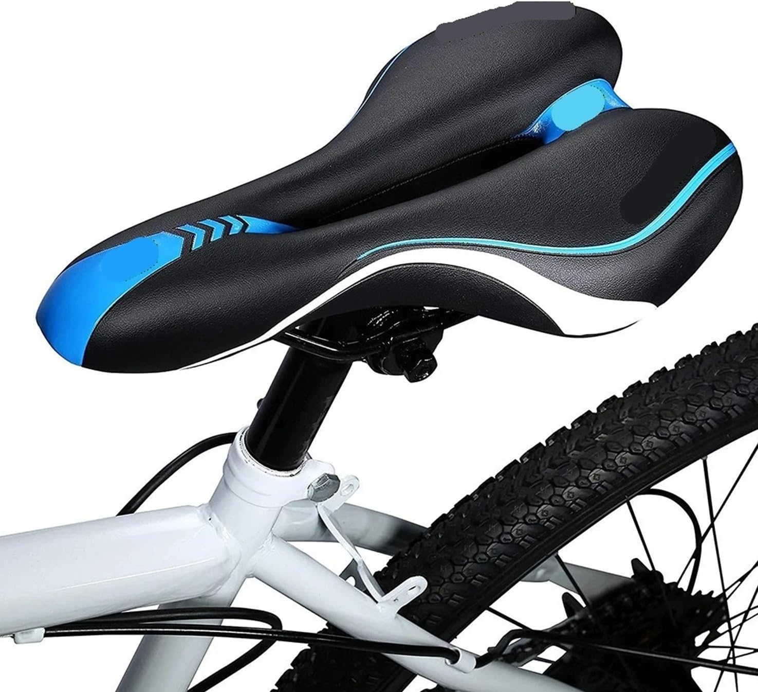 Comfortable Hollow Bike Saddle - Soft Cushion, for Mountain & Road Bikes, Ideal for Sport & Exercise Cycling Accessories