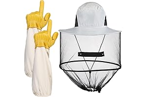 Premium Beekeeper Hat and Face Covering for Enhanced Protection and Comfort