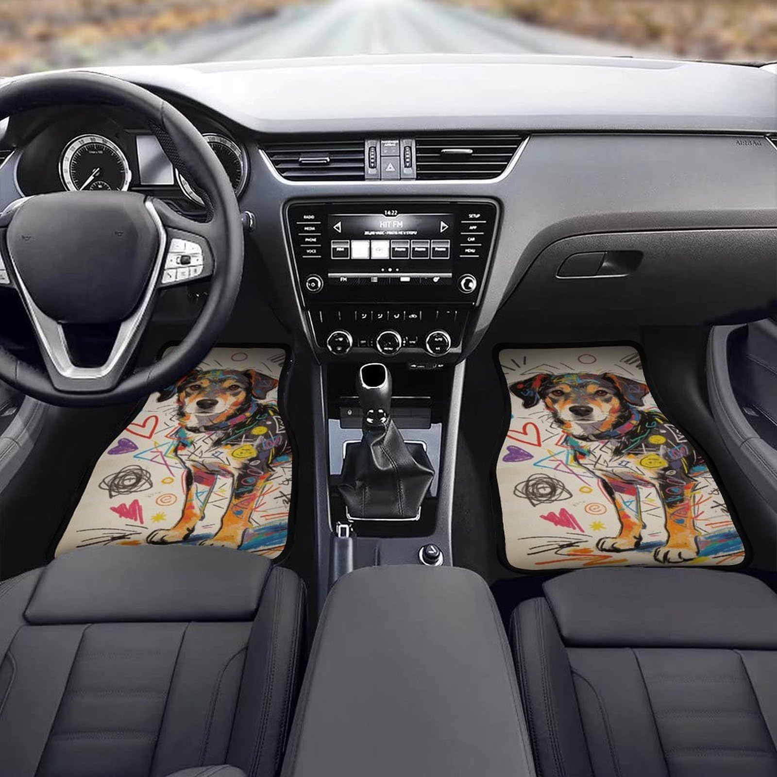 4 tappetini per auto, resistenti, antiscivolo, facili da pulire, adatti per la maggior parte delle auto, per tutte le stagioni, universali, adatti per SUV, berline e camion
