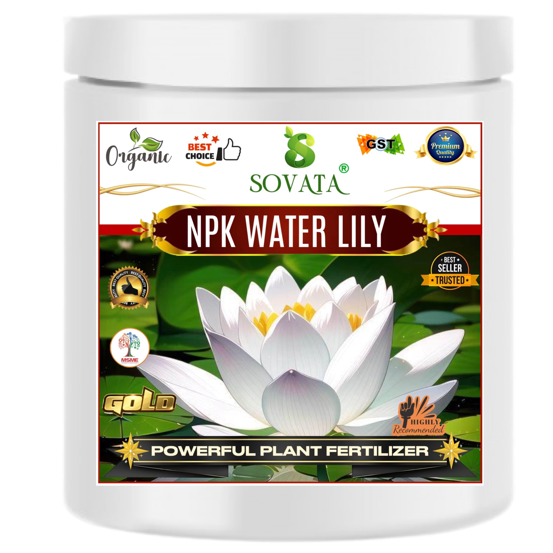 Sovata® NPK Water Lily, Essential Powerful Organic Fertilizer for fast Growth and Heavy Flowering of Water Lily Plants. (200 gm) (B0D9NWCLXJ) Amazon Price History, Amazon Price Tracker