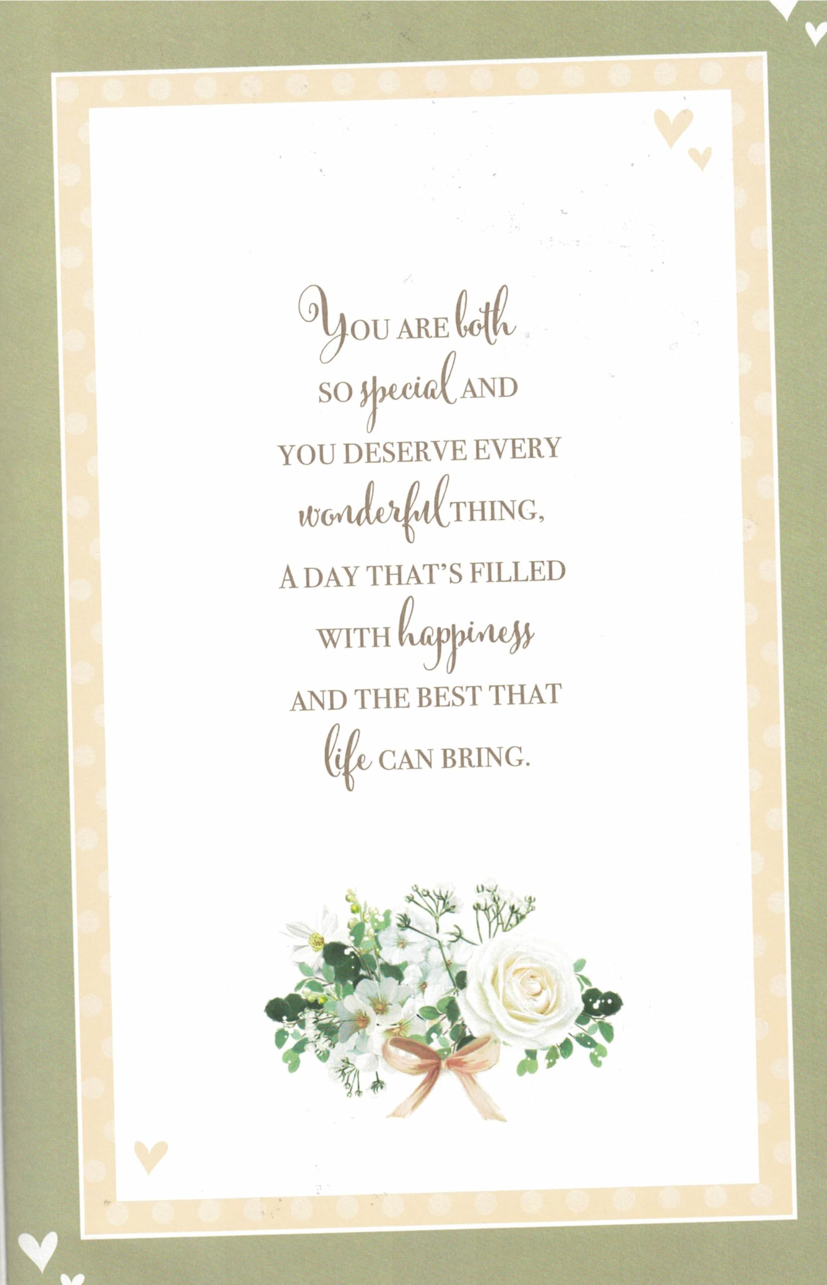 Prelude Mum & Dad Anniversary Card 7 Page Insert Verses Extra Large 12'' X 7. 5'', black|brown|red|white|grey, 12 x 7.5 inch - Image 2
