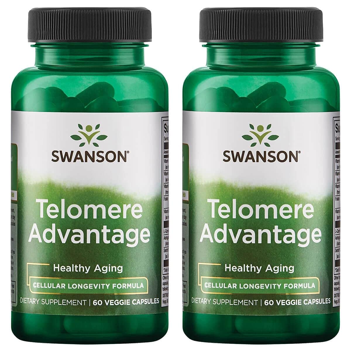 Swanson Ultra Telomere Advantage 60 Veg Caps 2 Pack