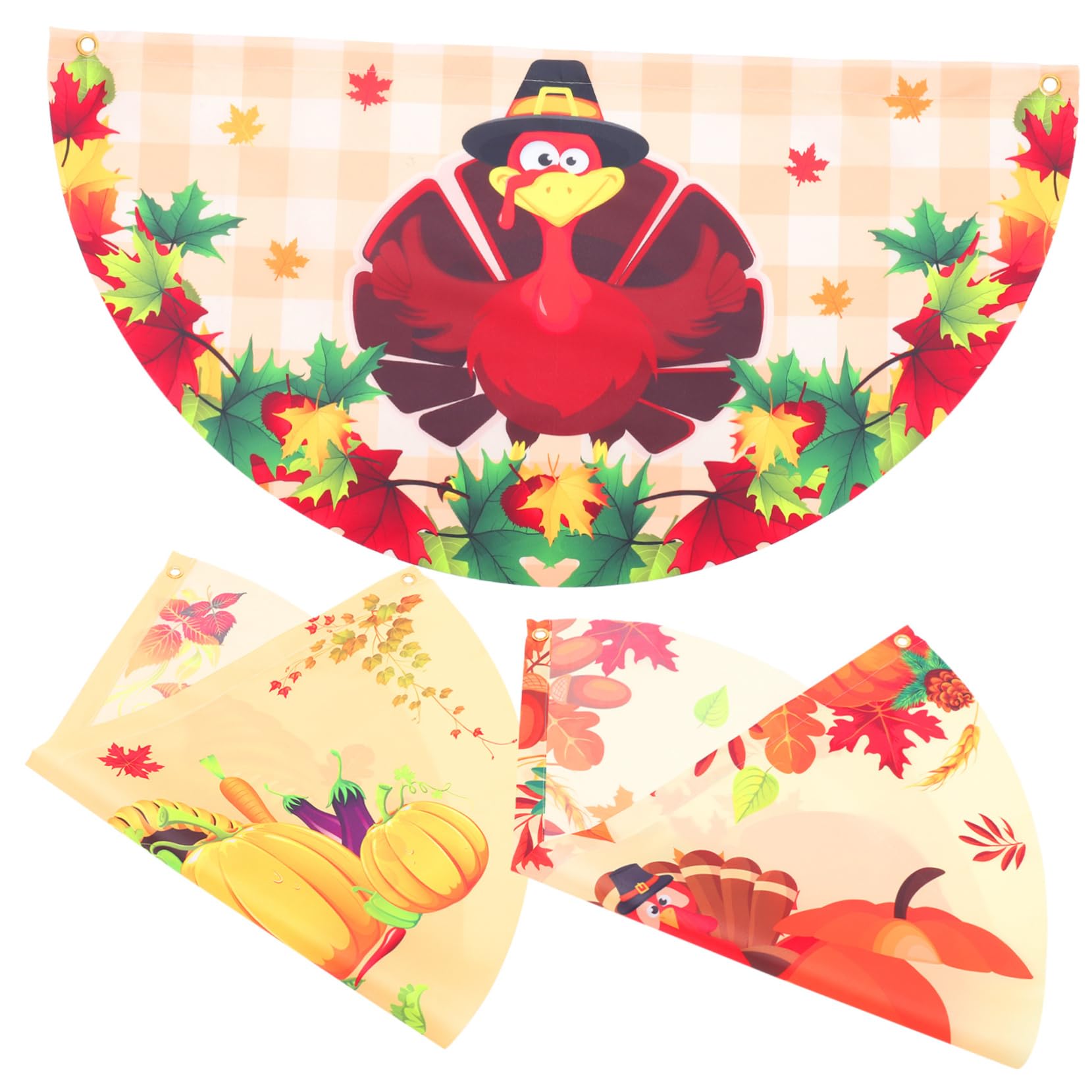 Décorations d'automne en tissu Toddmomy pour Thanksgiving