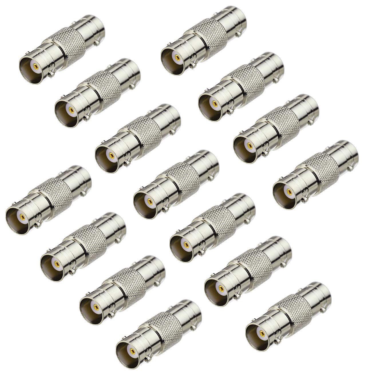 変換アダプタ15個セット 15組BNCリレープラグBNCメス対メス Amazon | Coolotic 15個セット 変換アダプタ15組BNCリレープラグBNC
