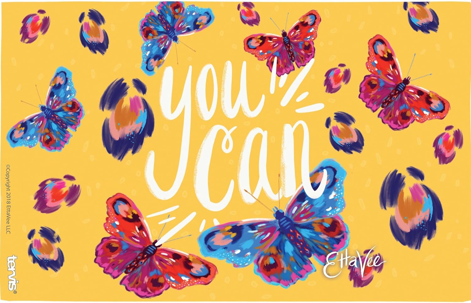 Tervis EttaVee You Can Made in USA Double Walled Insulated Tumbler Travel Cup Keeps Drinks Cold & Hot, 16oz, Classic - Image 2