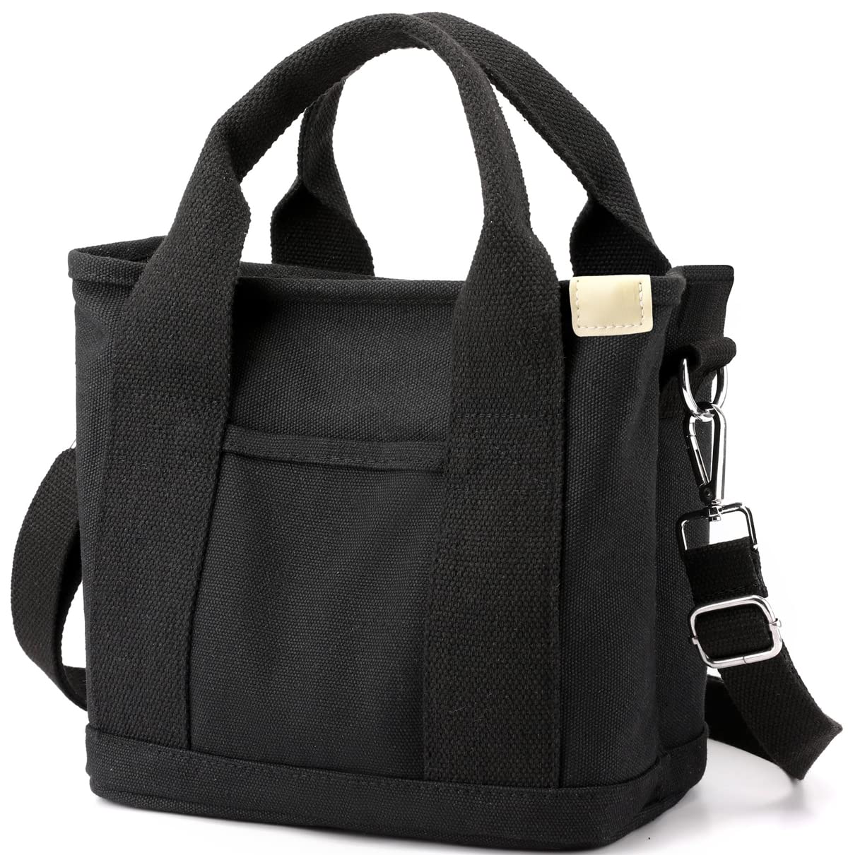 SUNNY SHOPCrossbody Bags for Women Canvas Tote Bag Zipper Organizer Pockets Lunch Bag Women Small Shoulder Handbags Purse