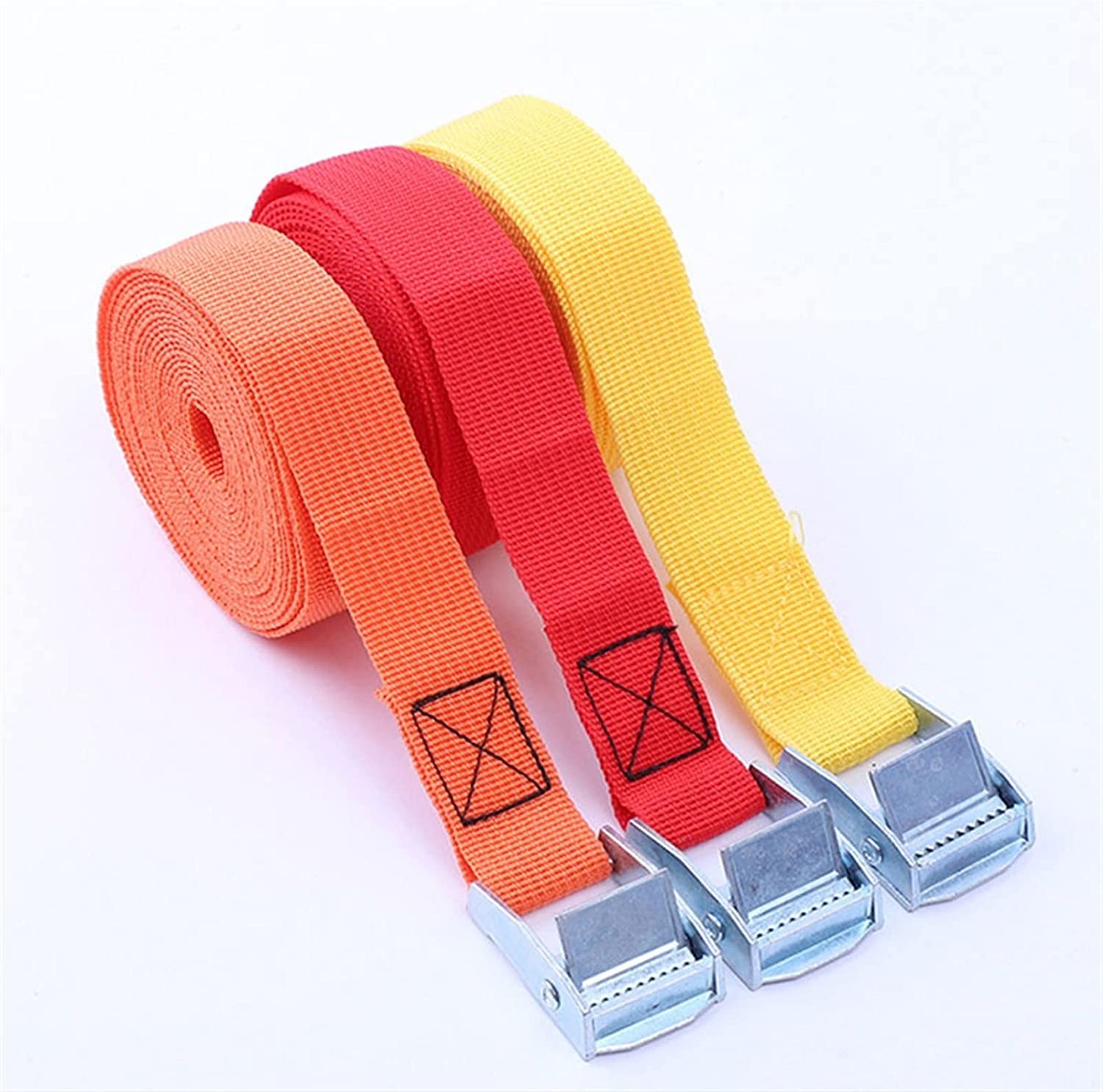 Pasy mocujące. Ratchet Tie Down Lashing Straps, 25 mm x 5 m, Multicolor