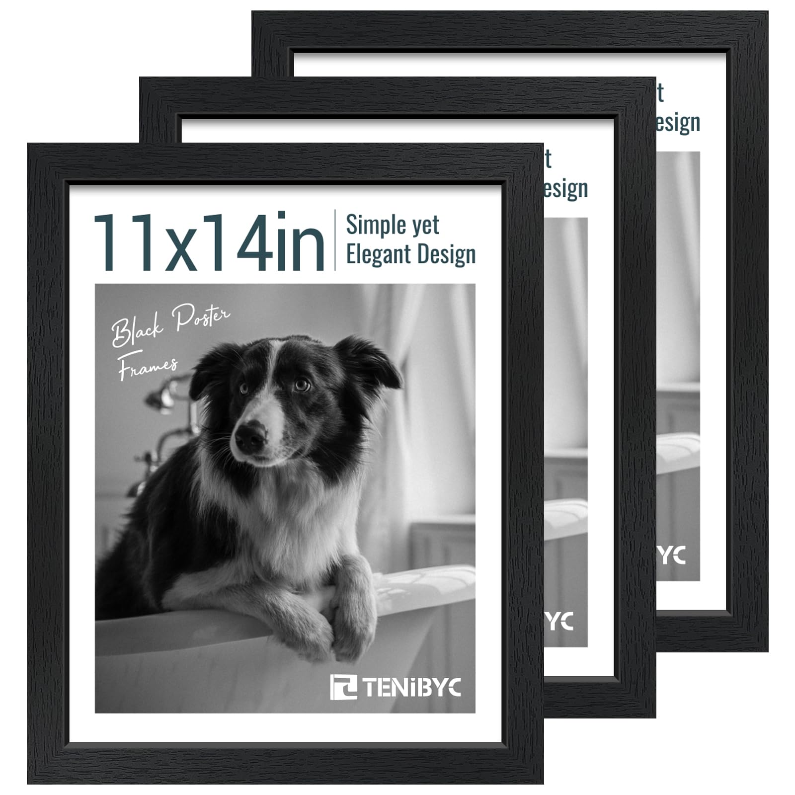 TENIBYC 11x14 Picture Frame Set 3 Pack