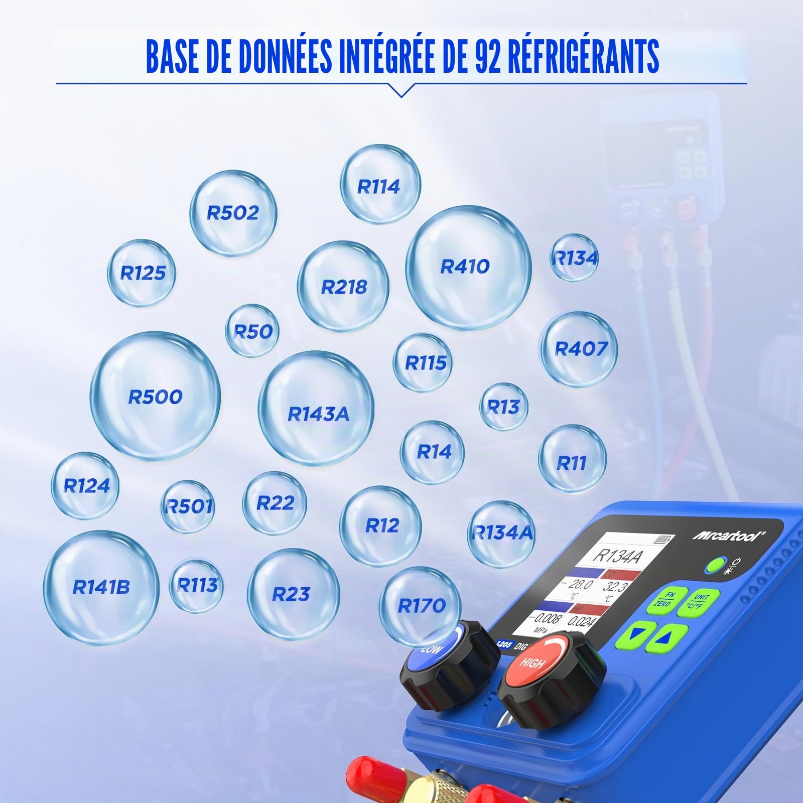 BELEY Pompe à vide numérique pour la climatisation et les tests