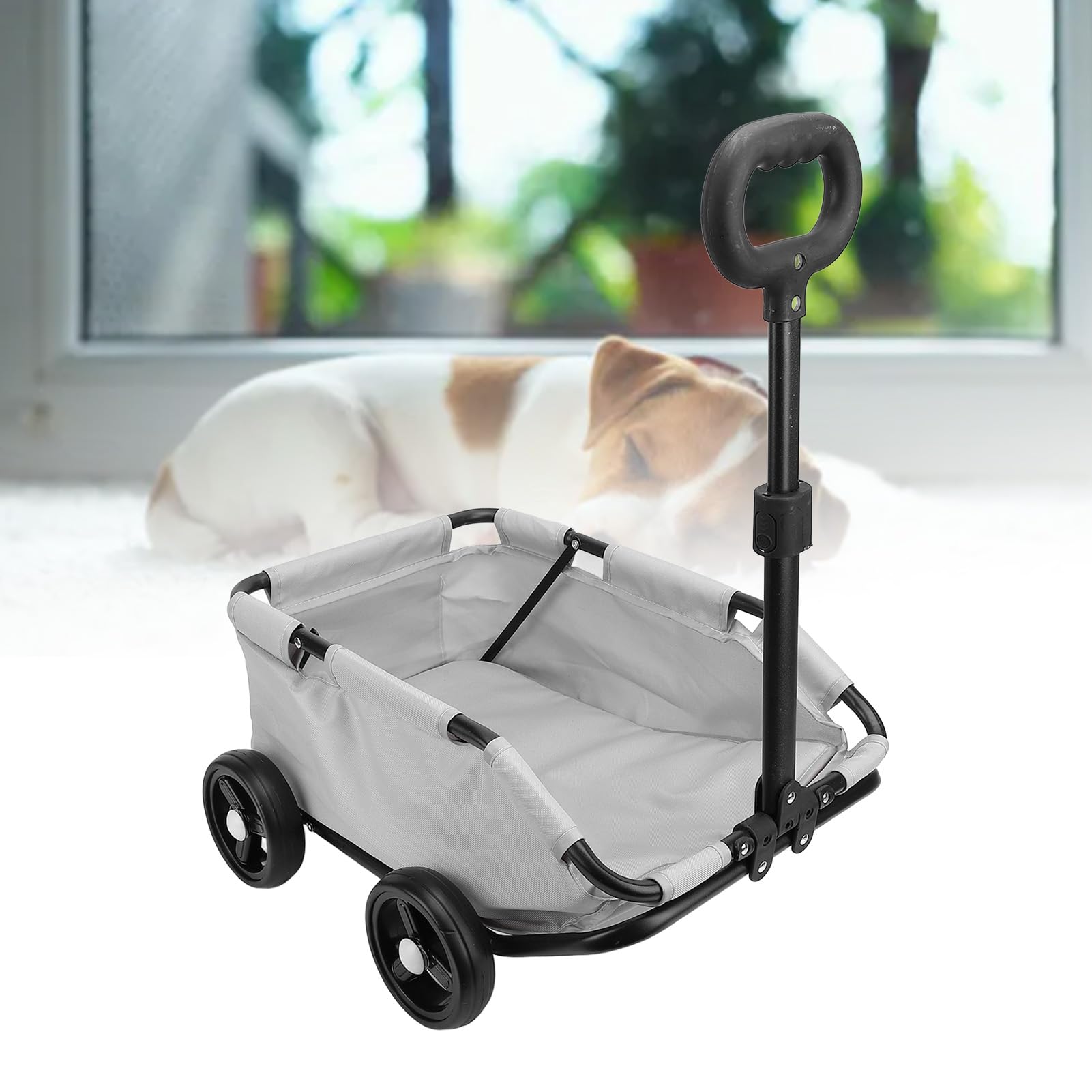Amazon.co.jp: 4輪犬用ベビーカー、 オックス布ペットベビーカー 収納