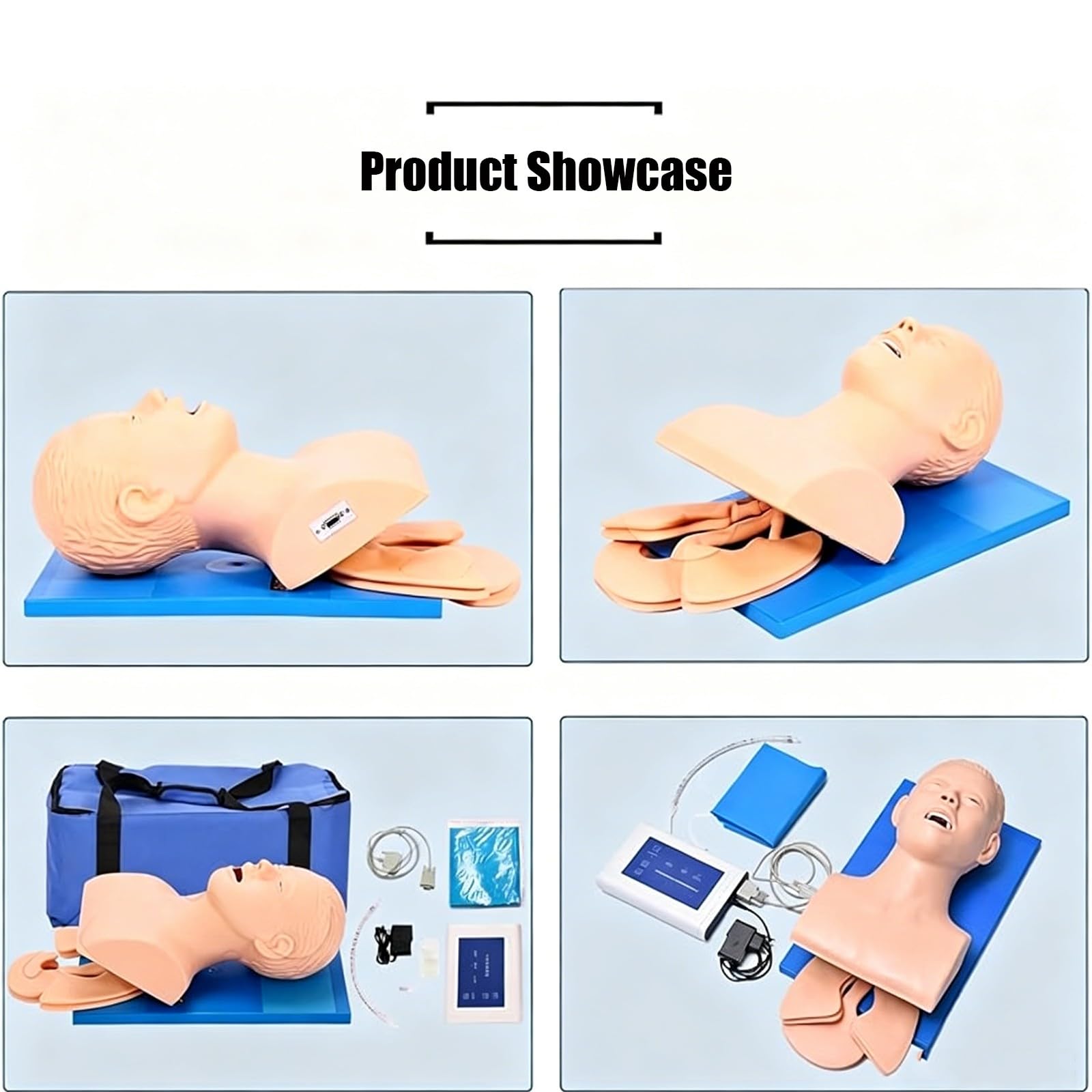 Manichino Adulto Di Addestramento Di Intubazione Manichino Delle Vie Aeree Modello Manichino Di Intubazione Adulto Del PVC, Educazione Del Laboratorio Scientifico A