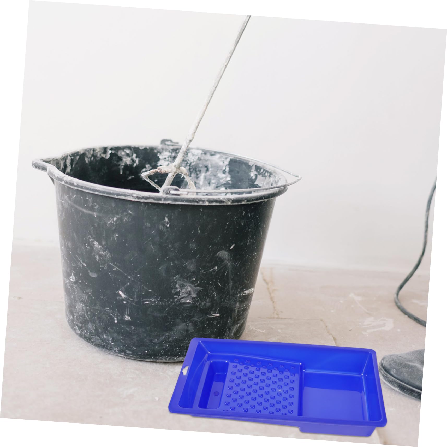 STOBOK 5 Stück Farbwanne Kunststoff Vielseitige Mischschale für Farben Ergonomisches Design für Malerbedarf Langlebig und Stabil für Müheloses Arbeiten ohne Ermüdung