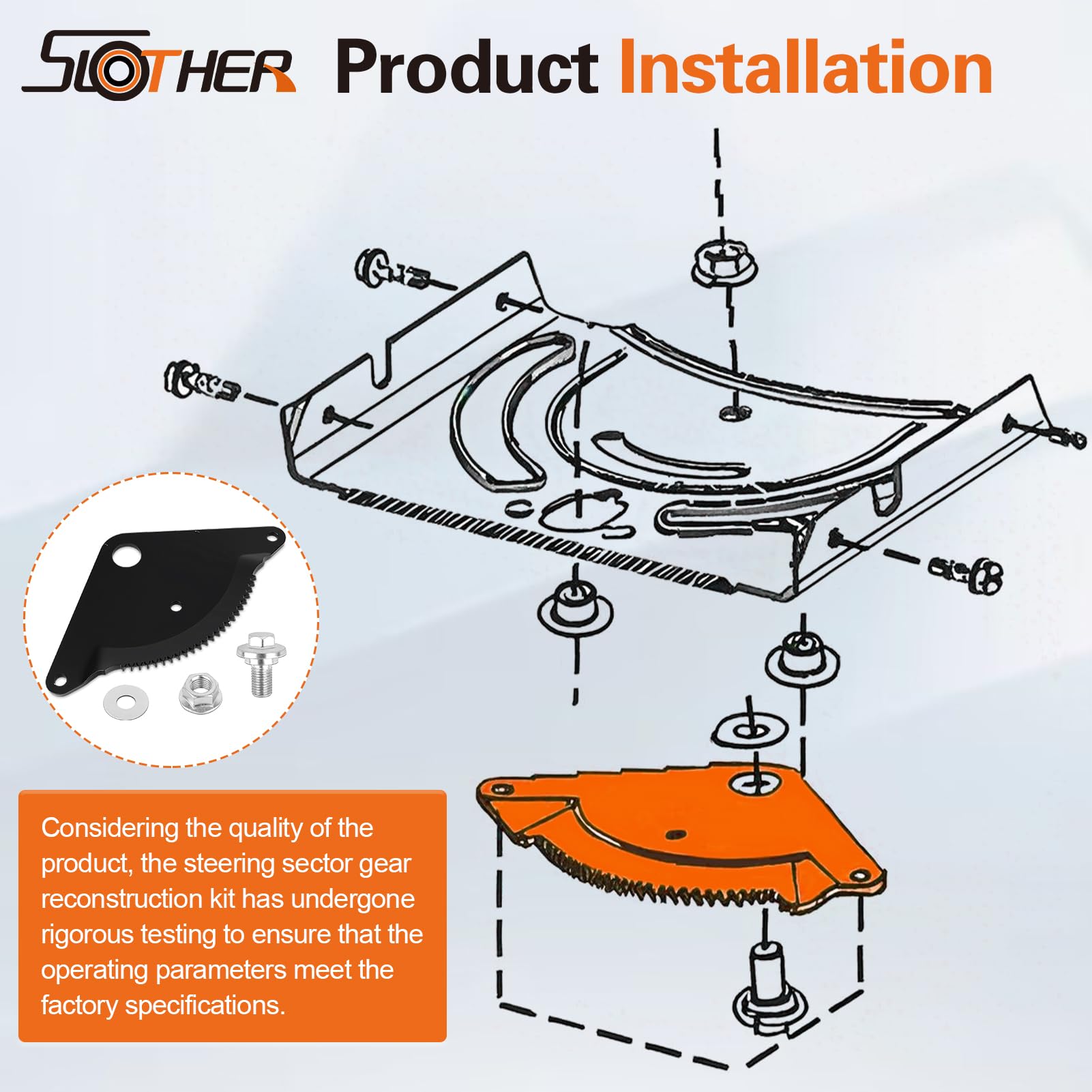Amazon.com: Slother 532194732 Steering Sector Pinion Gear