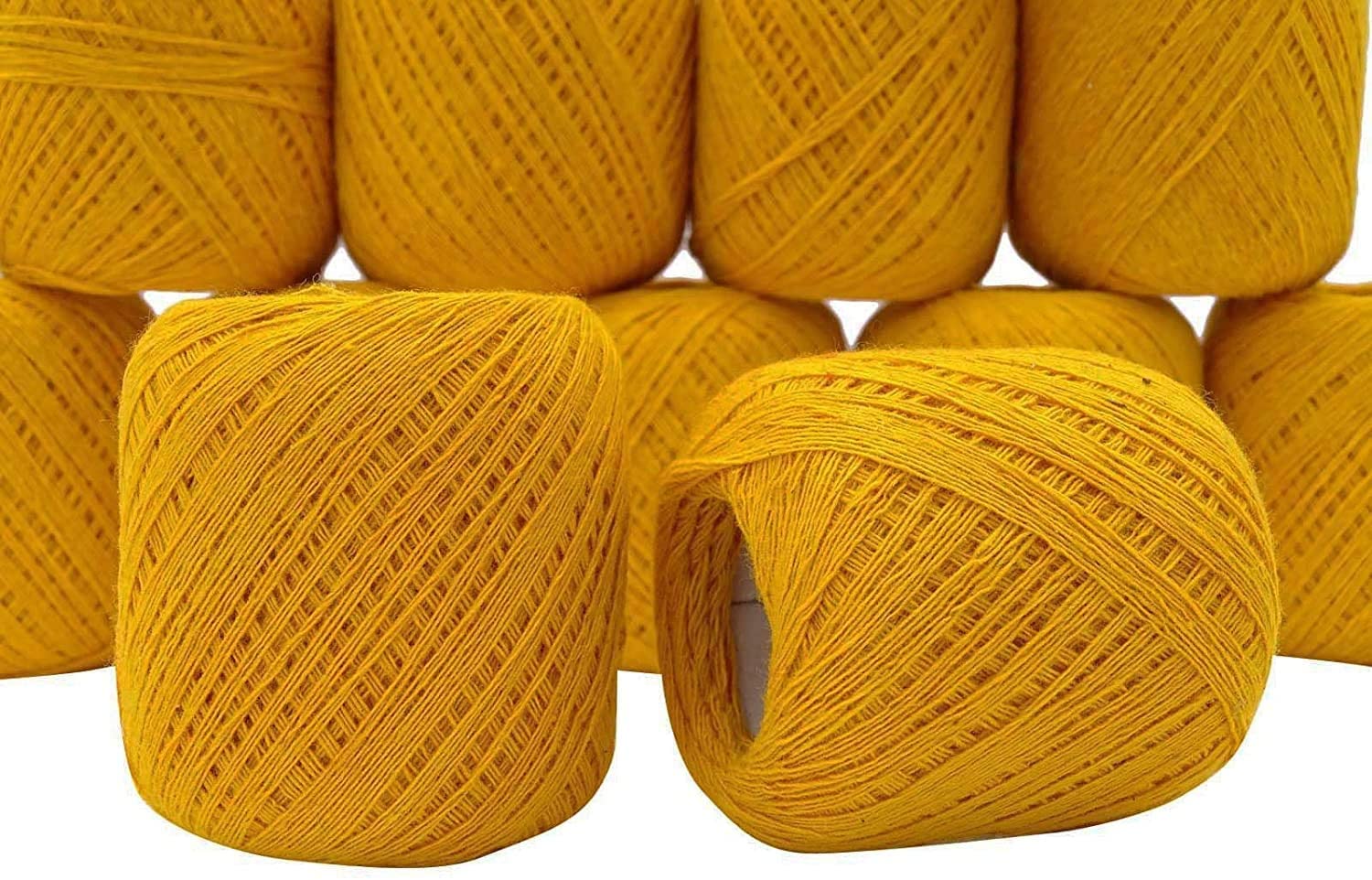 ULTIMATE MART Religious Moli Cotton Hindu Wrist Thread Band Mauli Kalawa Pooja Accessories Color Yellow Shudh Dhaga Pack of 6 pcs