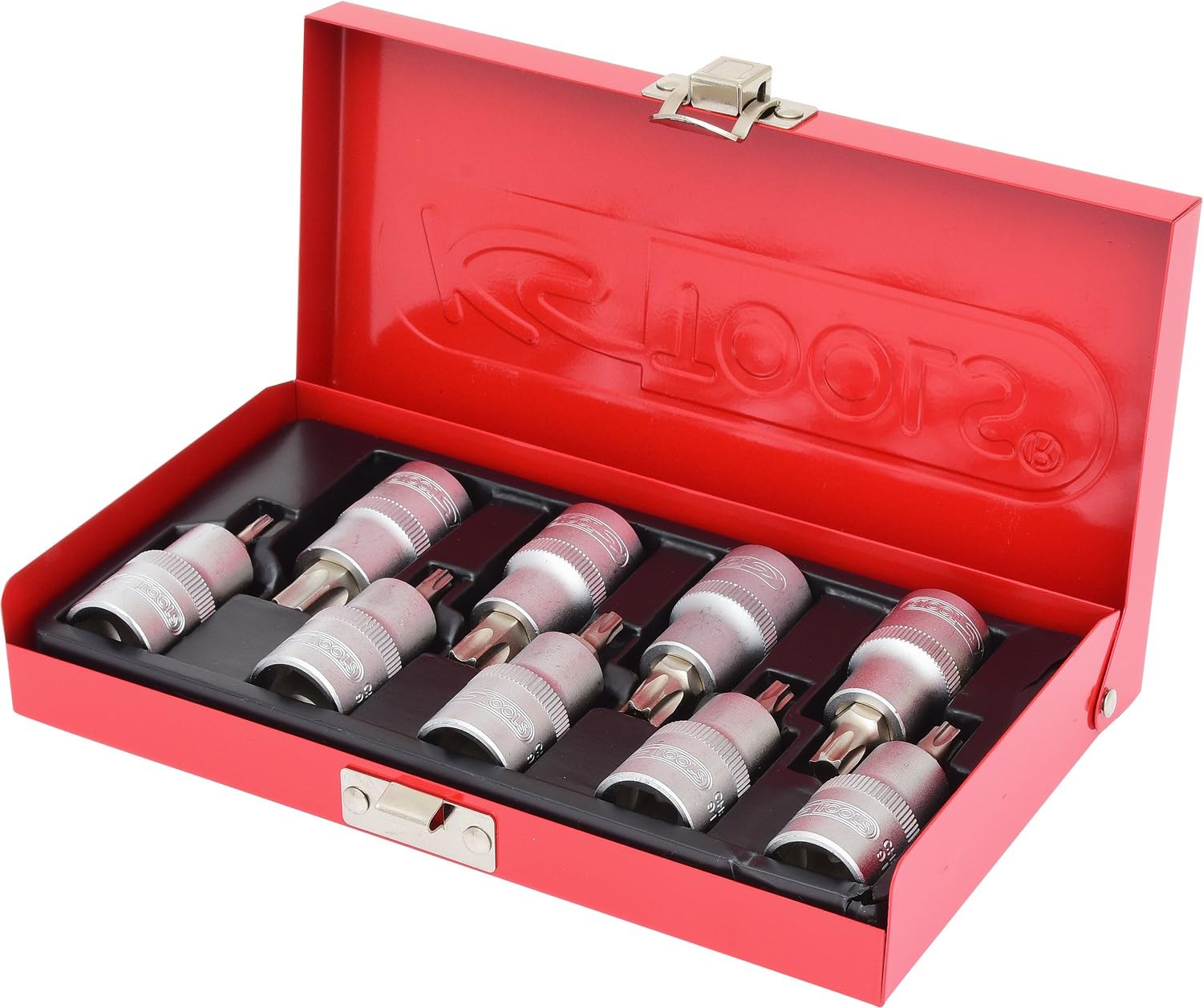 KS Tools 911.1385 1/2" Bit-Stecknuss-Satz TX, 9-tlg., T20-T60