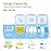 AUVON iMedassist Moisture-Proof Weekly Pill Organizer 4 Times a Day, Large 7 Day Pill Box Case with Portable Design for Travel, Removable Individual Containers Hold Vitamins, Supplements, Medications