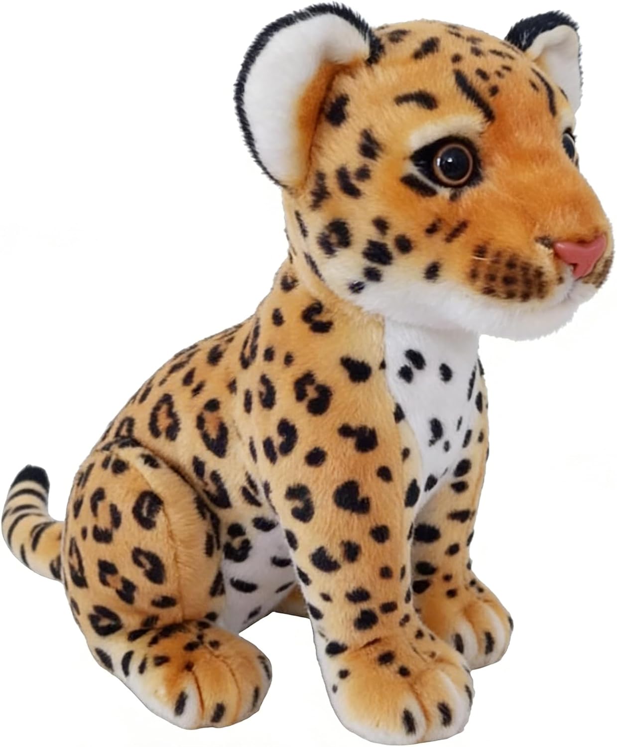 Brown Cheetah Stuffed Animals 8 inch, Cute & Lifelike Cheetah Stuffed Animals Plush Toy, Gifts for Boys and Girls (8 inch)