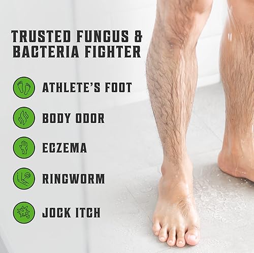 Miniatura 3 de Viking Revolution Kit de árbol de té para hombres  Juego de aceite de árbol de té con gel de baño y bálsamo  Hidratante, ayuda al pie de atleta,