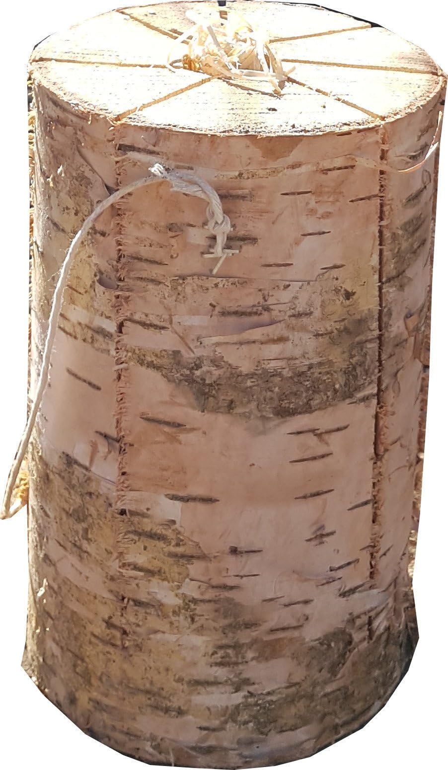reservoir logs ScoTorch - The Swedish Torch with a Scottish Twist 20cm Tall Garden Party Light 6 cuts drilled with Organic Firelighter Insert