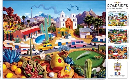 Miniatura 4 de MasterPieces Rompecabezas de 550 piezas para adultos, familia o niños, The Land of AZ - 18 x 24 pulgadas