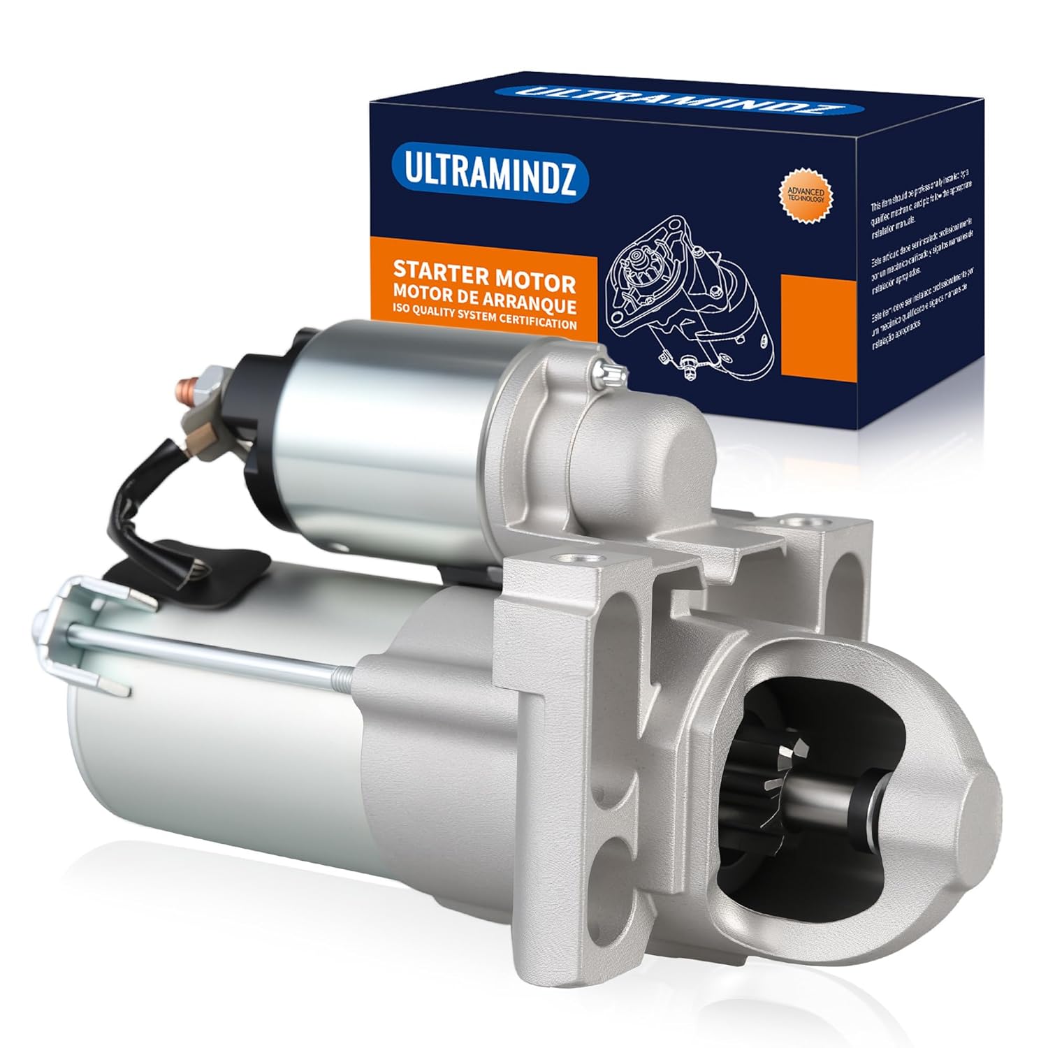 6494N Starter for GMC Yukon Sierra 1500 Envoy Savana 1500 2500 3500 4.8L 5.3L/ for Buick Rainier for Cadillac Escalade for Isuzu Ascender for Saab 9-7x 5.3L 12568051 89018123