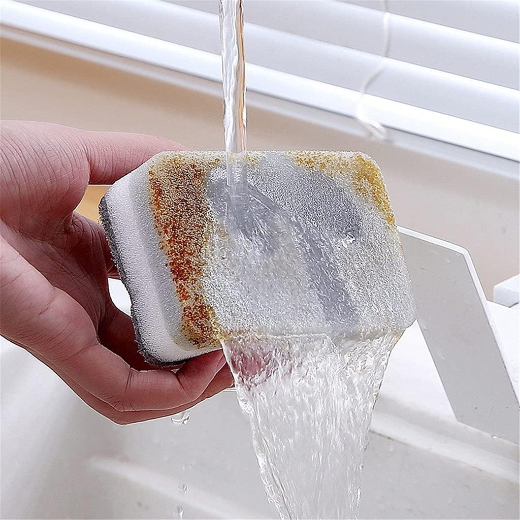 5/10pcs Home Double-Sided Cleaning Sponge Scouring Pad Sponges Household Tools
