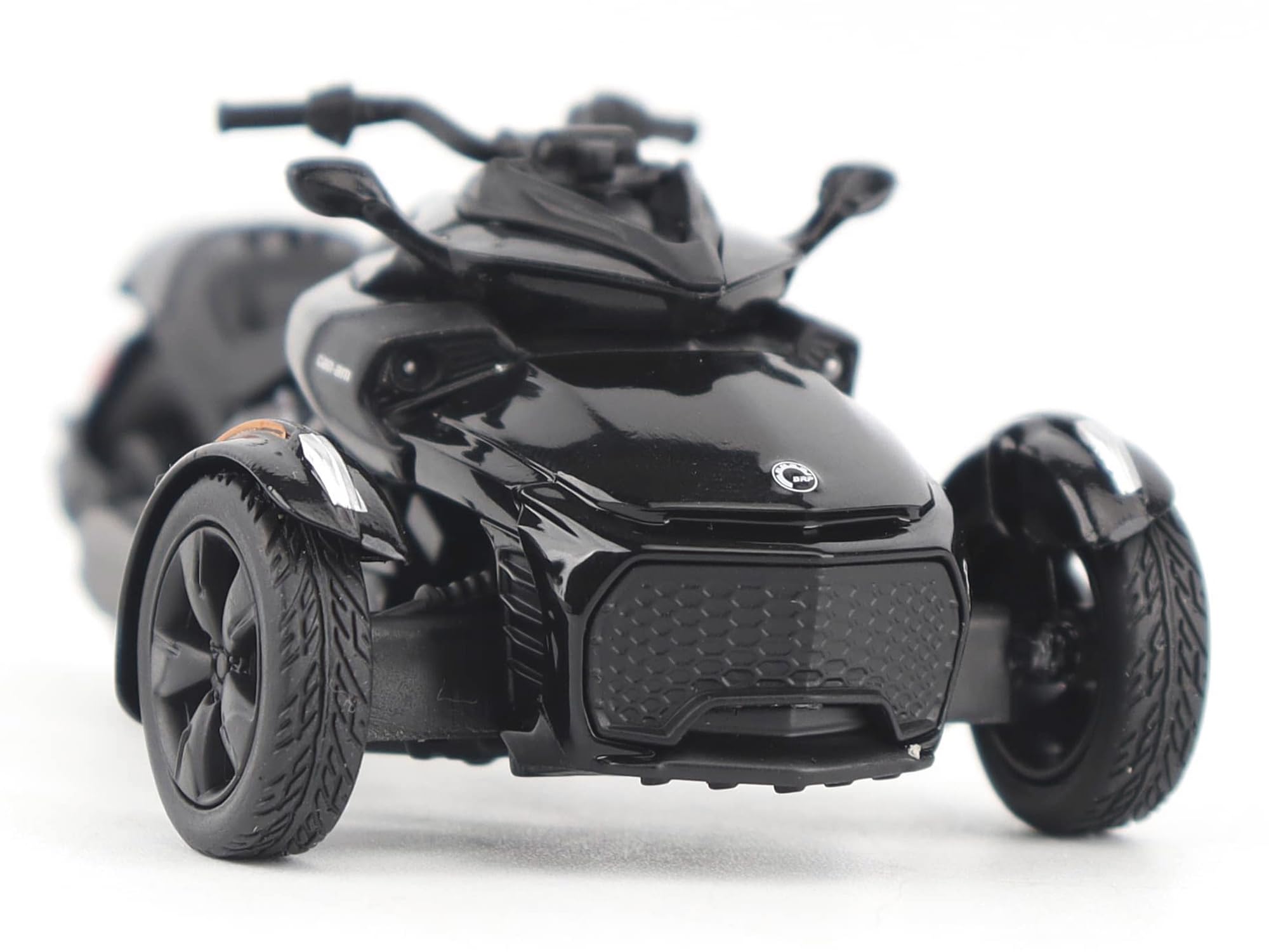 Amazon.com: F3 3-Wheel Motorcycle Steel Black Metallic 1/32