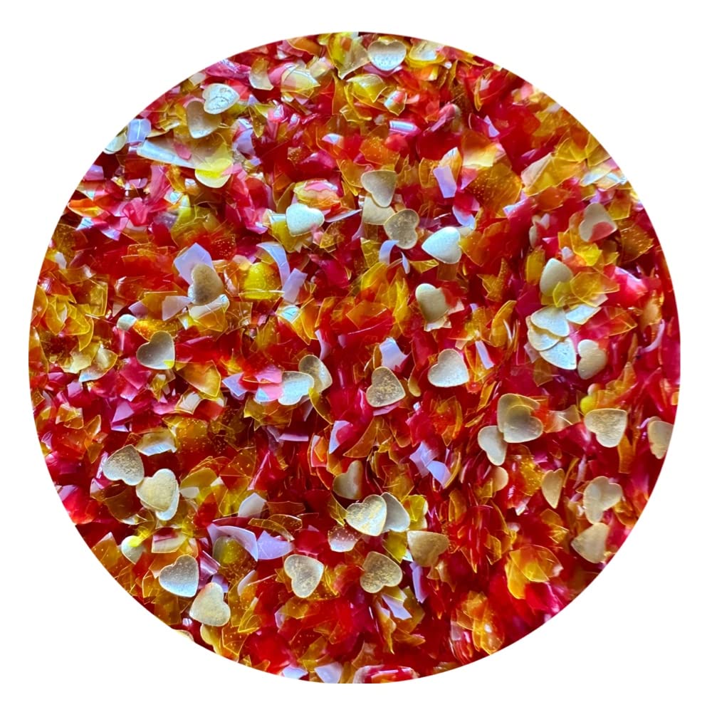 EDIBLE GLITTER Pick Up your COLOR 1/4 oz. flakes, stars, for cakes,for cupcakes, for cookies By Oh Sweet Art (HELLO SUNSHINE) * Red, Yellow, gold