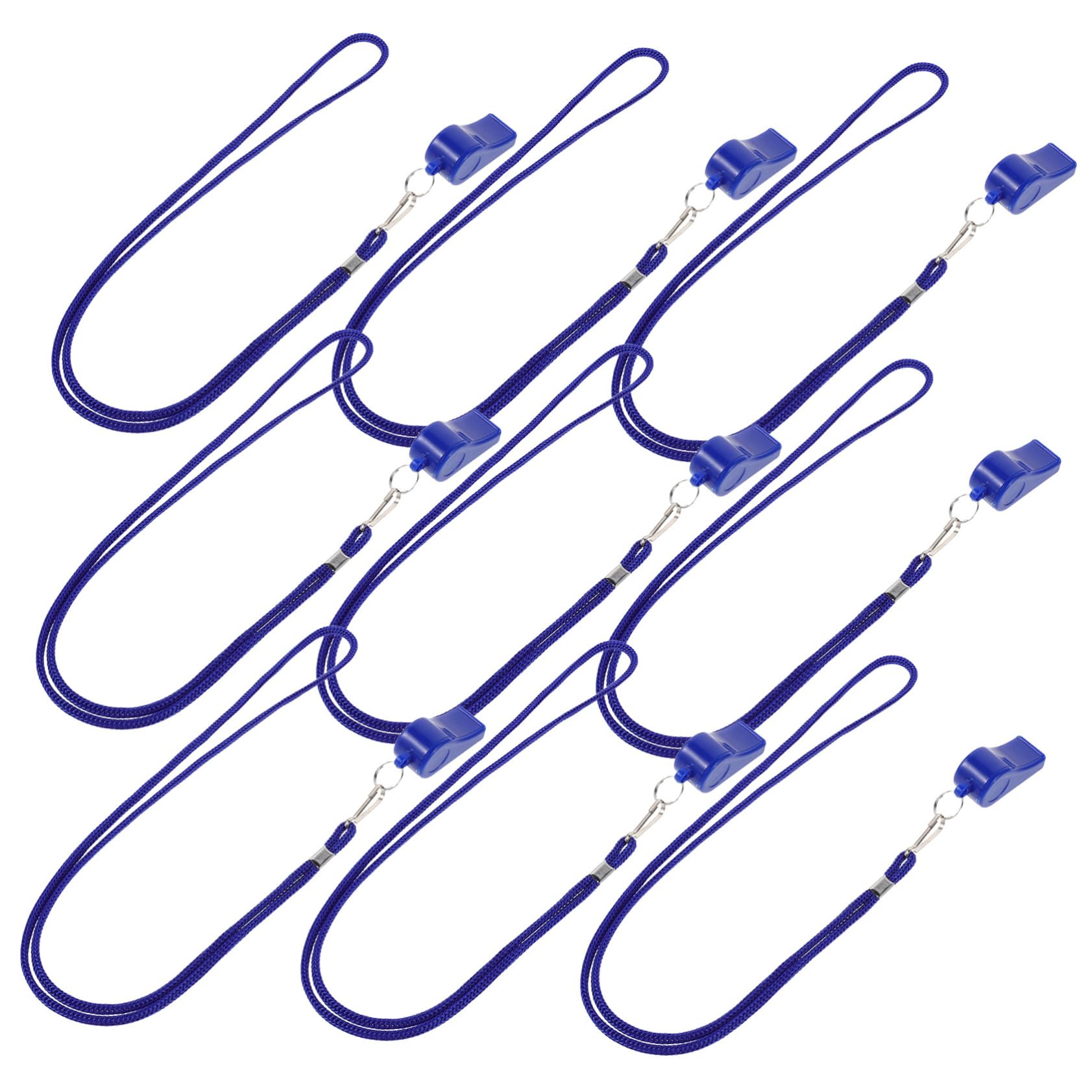 TOYANDONA Fischietto di Sopravvivenza Blu 36 Pezzi Plastica Leggero | Arbitri e Avventure Outdoor, Suono Forte e Portatile, Design Resistente in Poliestere