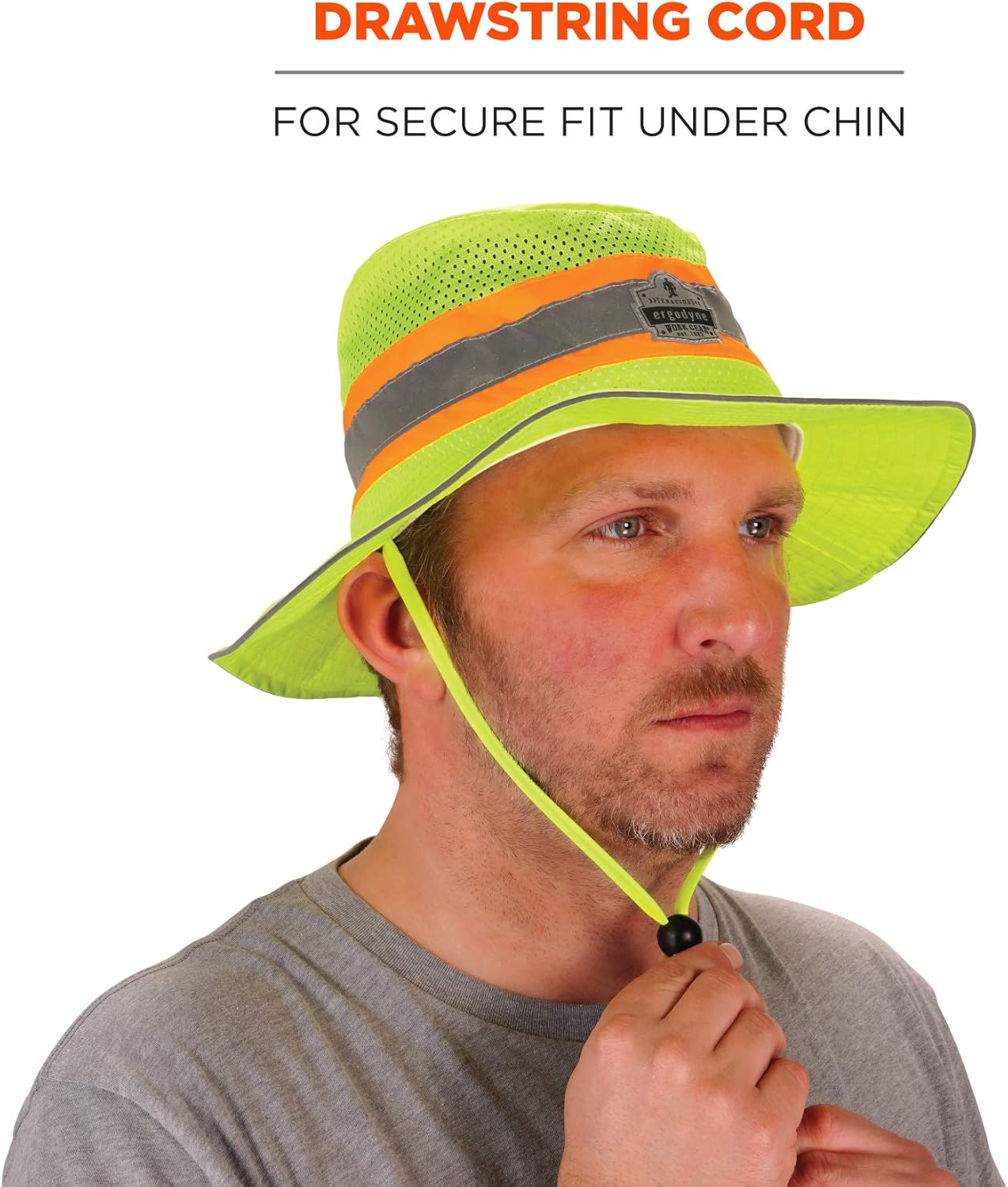 Flash Deals - 80% OFF Cooling Ranger Hat, Lined with Evaporative Soft Microfiber Material for Cooling Relief, Breathable, Ergodyne Chill Its 8935MF