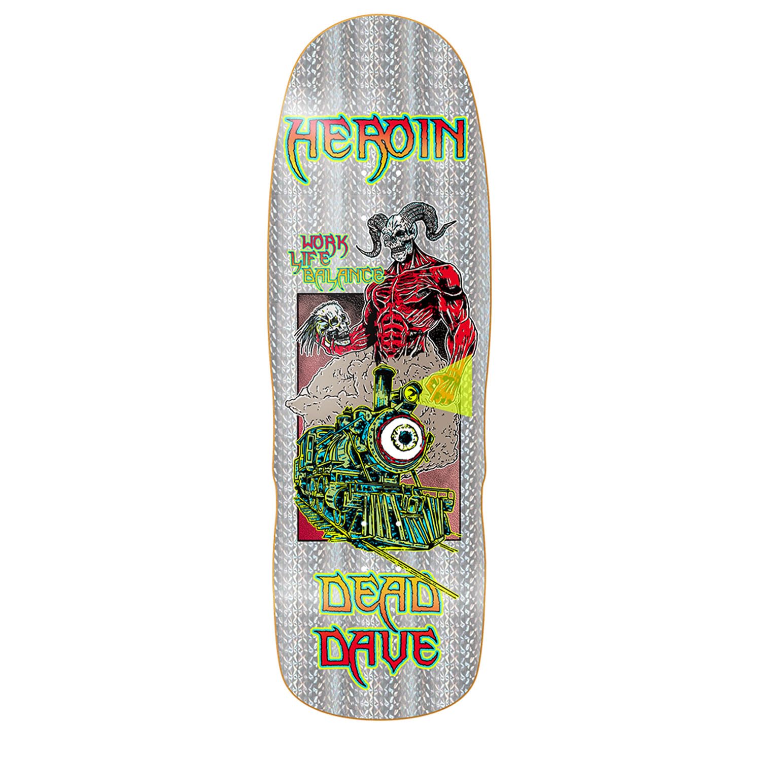 Heroin Professional Complete Skateboard Dead Dave Hellscape 10.1
