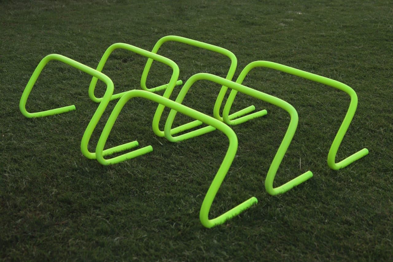 Training Agility Hurdles, 9-inch Height, Neon Green, Sports Speed Training Equipment (6)-image-42