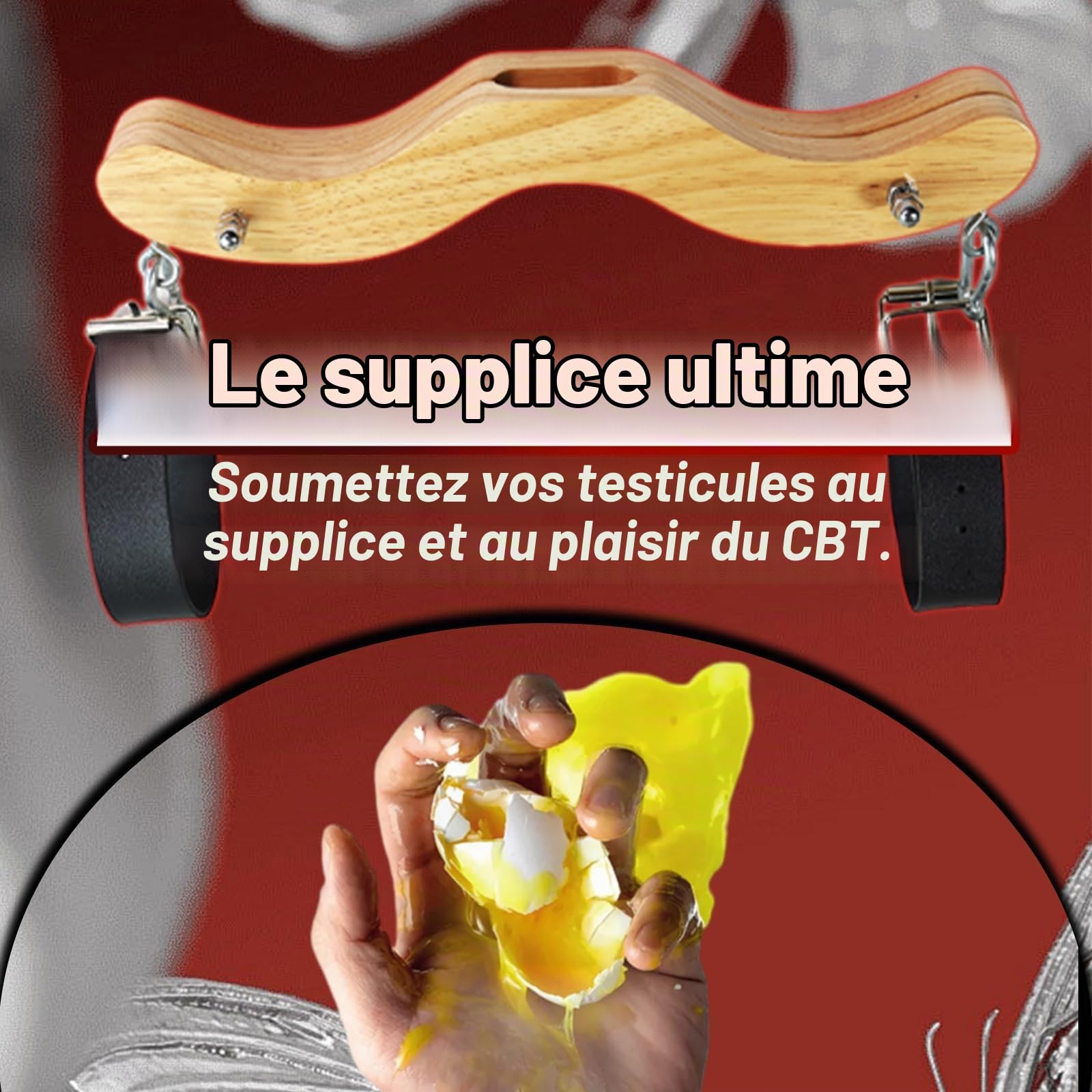 Instruments De Torture Pour Testicules Humbler Avec Entraves Bondage Tendeur De Testicules Pilori Bdsm Extrême Presse à Sm Cbt Ball Torture Jouets Bdsm Pour Hommes