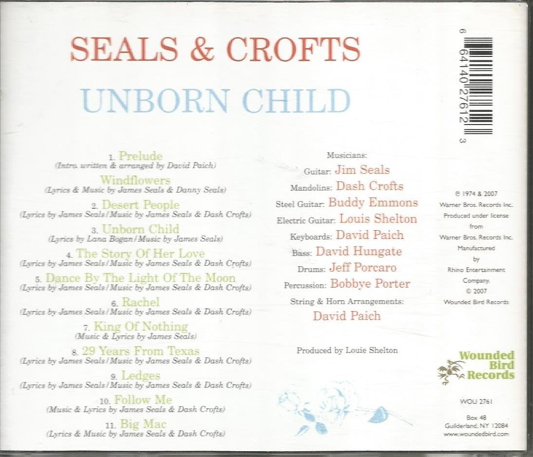 Unborn Child Seals & Crofts Amazon.ca Music