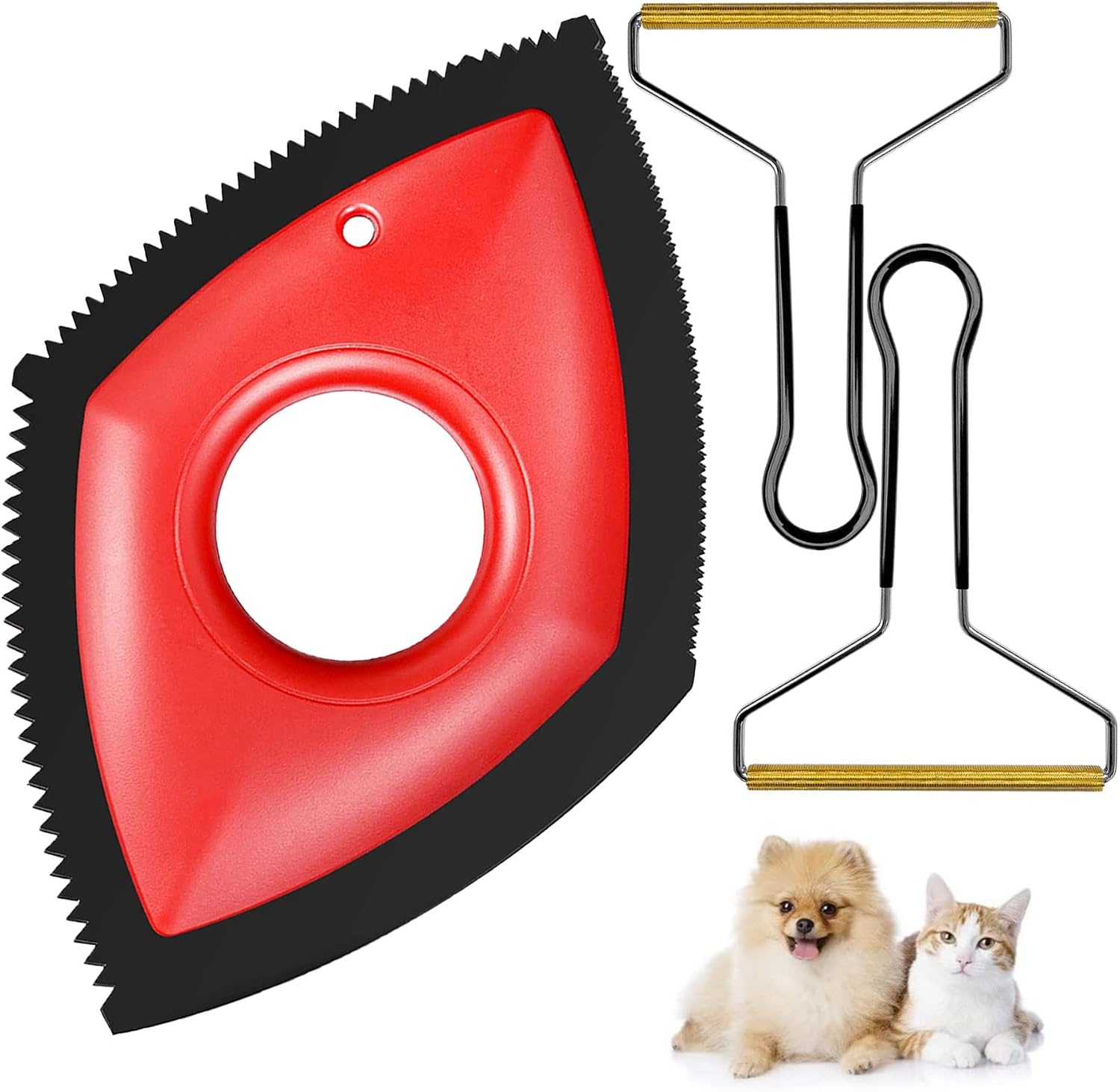 BVCLTP Mini Pet Hair Remover Sofa/Fur Remover and 2 Portable Fluff Removers Suitable for Car Cleaning Products Household Fabrics Sofa or…