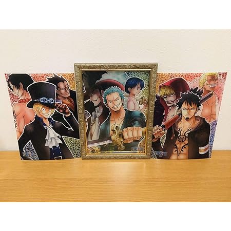 Amazon One Piece アートクリスタルジグソーパズル 8ピース 出会いの軌跡 ゾロ ミホーク ロー コラソン サボ エース ワンピース フレーム付きわんぴーす じゃんぷ 名作 アニメ 萌えグッズ 通販