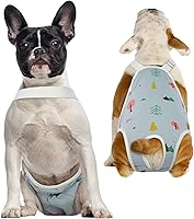 Vista 8 de QBLEEV Pañales para perras, bragas sanitarias lavables con tirantes ajustables, bragas reutilizables para perrito, ropa interior para mascotas