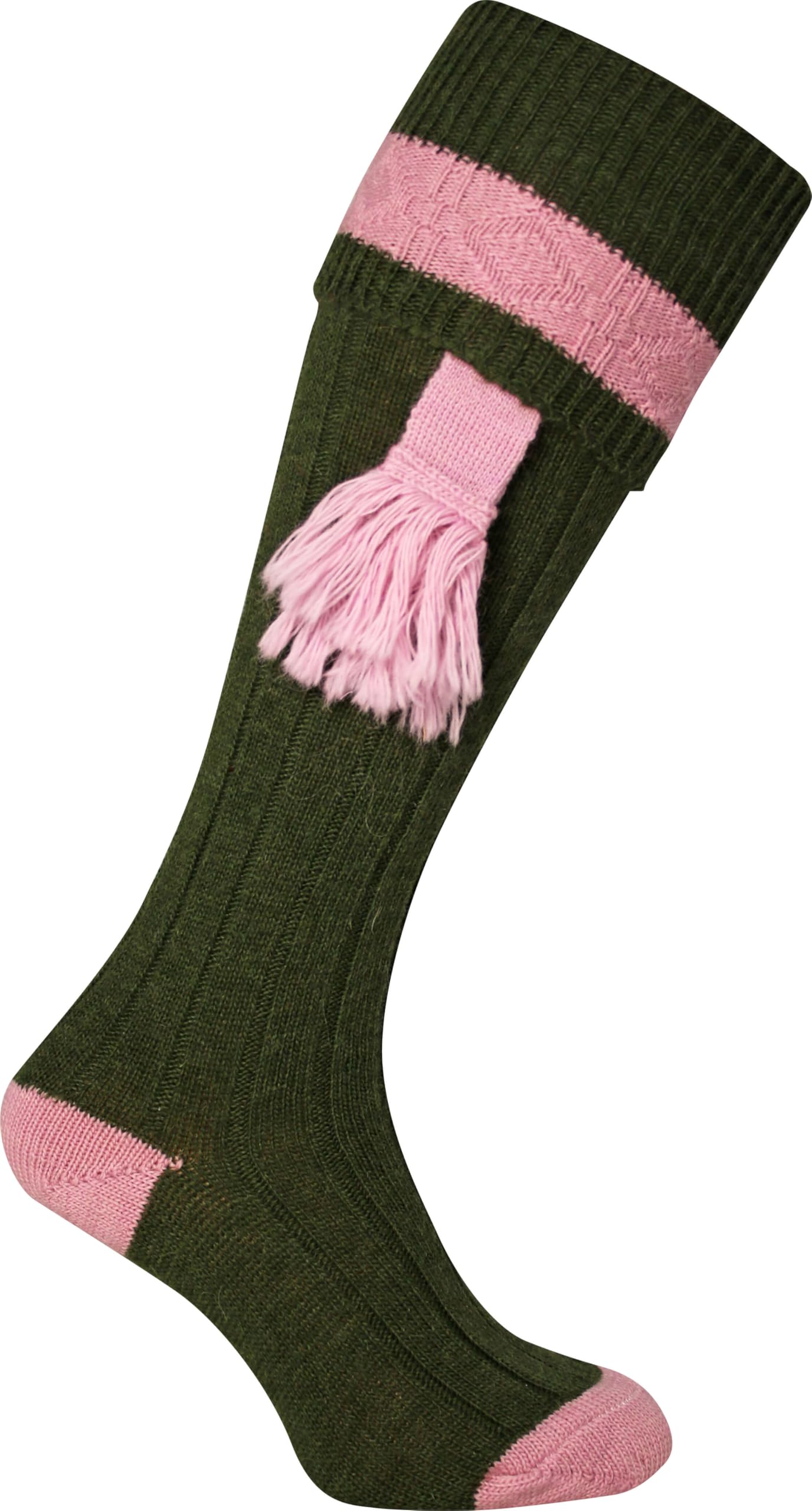 Ladies Shooting Socks Pink 5 to 8 UK