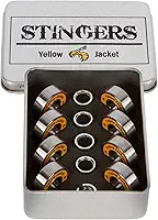 Yellow Jacket rolamentos premium para skate, rolamentos Pro Longboard, 608, ABEC (pacote com 8)