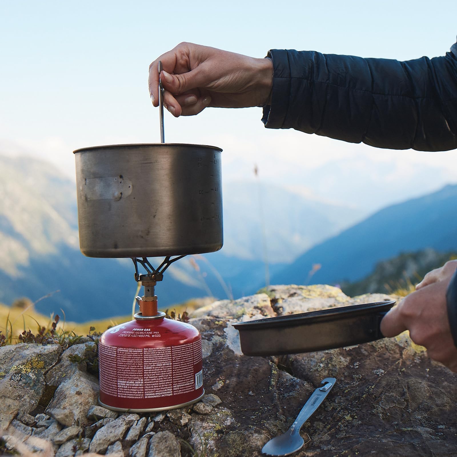Fire-Maple Mini Poêle de Camping en Titane Ultraléger Portable à Gaz pour l'extérieur Pique-nique Excursion FMS-300T
