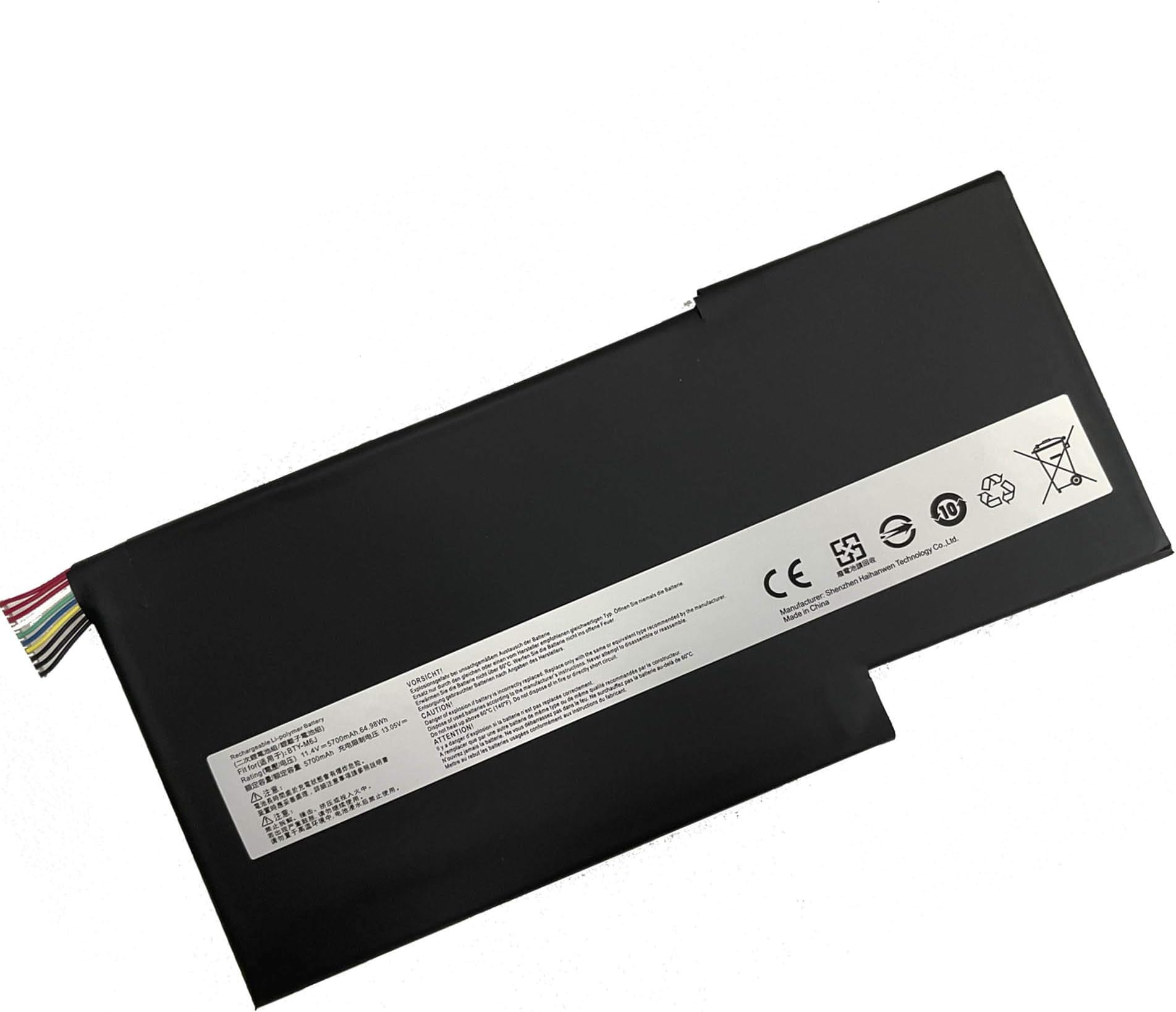 Laptop/Notebook Replacement BTY-M6J Battery Compatible with MSI GS63 GS63VR GS73 GS73VR 6RF Stealth Pro 6RF-001US BP-16K1-31 BTY-U6J