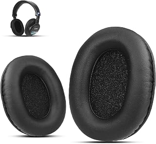 Krone Kalpasmos Replacement Ear Pads for Sony MDR-7506, Compatible with Sony MDR V6 V7 CD900ST, Ultra Soft Leather High-Density Memory Foam Ear Pads